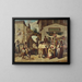 Marchands ambulants à Tivoli - Auguste Dutuit — gerahmtes Bild an der Wand