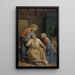 Die Tod von heiligen Joseph - Auguste Jean-Baptiste Leloir — gerahmtes Bild an der Wand