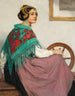 Studie einer bretonischen Frau in traditioneller Tracht - Auguste Leroux — Ansicht des Kunstwerks