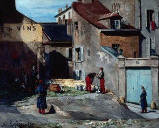 Episode der Kommune, Rue des Rosiers, Montmartre - Auguste Louis Lepère — Ansicht des Kunstwerks