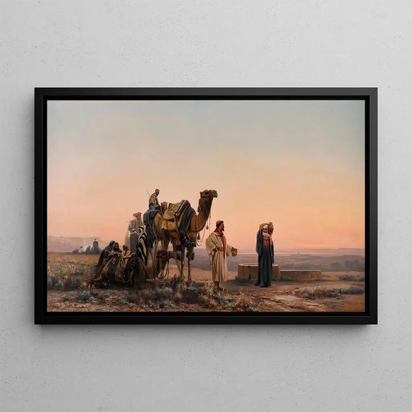Auguste Veillon - Halt in the desert.webp