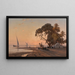 Les Rives du Nil - Auguste Veillon — gerahmtes Bild an der Wand