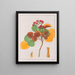 Oxalis cordata - Auguste de Saint-Hilaire — gerahmtes Bild an der Wand