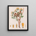 Oxalis fulva - Auguste de Saint-Hilaire — gerahmtes Bild an der Wand