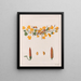 Oxalis repens - Auguste de Saint-Hilaire — gerahmtes Bild an der Wand