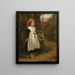 Ein kleiner Verkäufer von Veilchen - Augustus Edwin Mulready — gerahmtes Bild an der Wand