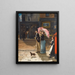 Unser Cousin guter Laune - Augustus Edwin Mulready — gerahmtes Bild an der Wand