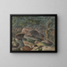 Wiegenbett am Mount Rose, NJ, 3 Meilen westlich von Princeton - Augustus Kollner — gerahmtes Bild an der Wand