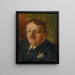 Portrait de Pavol Gall - Aurel Ballo — gerahmtes Bild an der Wand