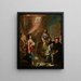 Der Wunder der Madonna vom Feuer - Aureliano Milani — gerahmtes Bild an der Wand