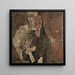 Auto-vision II Tod und Mensch - Egon Schiele — gerahmtes Bild an der Wand