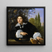 Selbstporträt - Bartholomeus van der Helst — gerahmtes Bild an der Wand