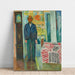 Reproduktion des Gemäldes Selbstporträt - Edvard Munch