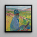 Selbstporträt La Bastide du Vert - Henri Martin — gerahmtes Bild an der Wand