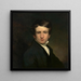 Selbstporträt - William Page — gerahmtes Bild an der Wand