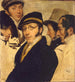 Selbstporträt in einer Gruppe von Freunden - Francesco Hayez — Ansicht des Kunstwerks