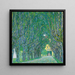 Avenue vers le Château de Kammer - Gustav Klimt — gerahmtes Bild an der Wand