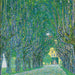 Avenue vers le Château de Kammer - Gustav Klimt — Ansicht des Kunstwerks