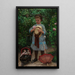 Die Ausgabe der Puppen - Axel Helsted — gerahmtes Bild an der Wand