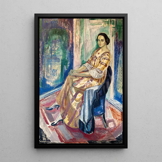 Axel Trneman - Portrait of Mrs Signe Henschen.webp