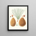 Pinus sabiniana - Aylmer Bourke Lambert — gerahmtes Bild an der Wand