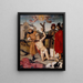 Martyre von Saint Cucufa - Ayne Bru — gerahmtes Bild an der Wand