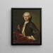 Portrait des Pieter Parker, Ältermann und Rat von Goes - B. Montmorency — gerahmtes Bild an der Wand