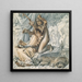 Babylon war eine Goldschale - Simeon Solomon — gerahmtes Bild an der Wand