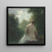 Sitzende Badende von hinten - Henri Fantin-Latour — gerahmtes Bild an der Wand