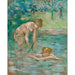 Reproduktion des Gemäldes Badende Frauen - Berthe Morisot
