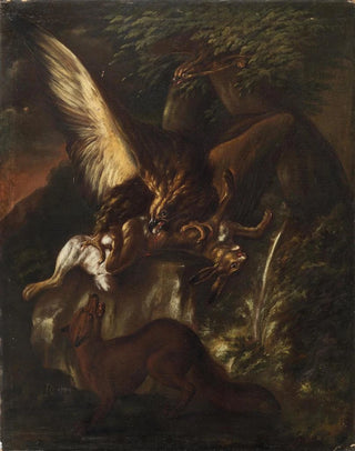 Baldassarre De Caro - An eagle and its pray.webp