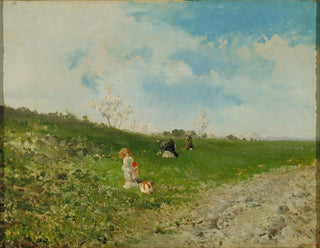 Der Frühling in Rom - Baldomer Galofre i Giménez — Ansicht des Kunstwerks