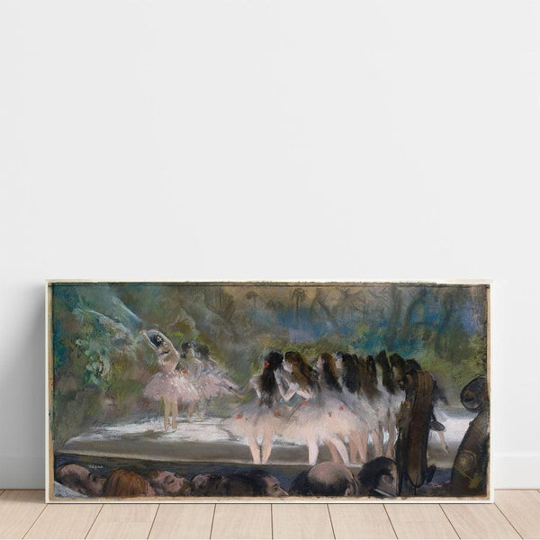 Reproduktion des Gemäldes Ballett im Pariser Opernhaus - Edgar Degas