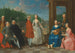 Portrait de Jacques-Jean Cremers 1736 après 1803 et de sa femme dansant sur une terrasse de jardin entourés d'autres membres de la famille jouant de la musique - Balthasar Beschey — Ansicht des Kunstwerks