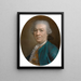 Der Maler Martinus Josephus Geeraerts - Balthasar Beschey — gerahmtes Bild an der Wand