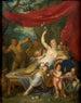 Venus überrascht durch drei satyrische Musiker - Balthasar Beschey — Ansicht des Kunstwerks