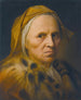 Portrait einer alten Dame mit Pelzbesetztem Mantel - Balthasar Denner — Ansicht des Kunstwerks