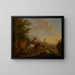 Landschaft im Süden mit Hirten - Balthasar Paul Ommeganck — gerahmtes Bild an der Wand