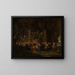 Die Aufnahme von Jan Karel de Cordes im Zunftraum - Balthasar van den Bossche — gerahmtes Bild an der Wand