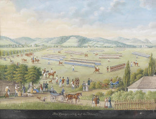 Place d'exercice sur la Schmelz - Balthasar Wigand — Ansicht des Kunstwerks