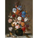 Stillleben mit Blumen - Balthasar van der Ast — gerahmtes Bild an der Wand