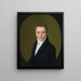 Portrait von Franz Rieder - Barbara Krafft — gerahmtes Bild an der Wand
