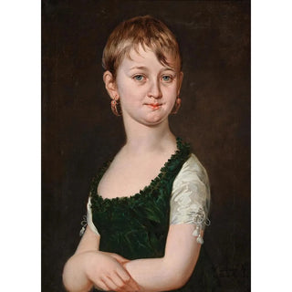 Barbara Krafft - Portrait Of A Young Girl Traditionally Identified As Princess Zu LwensteinWertheim.webp