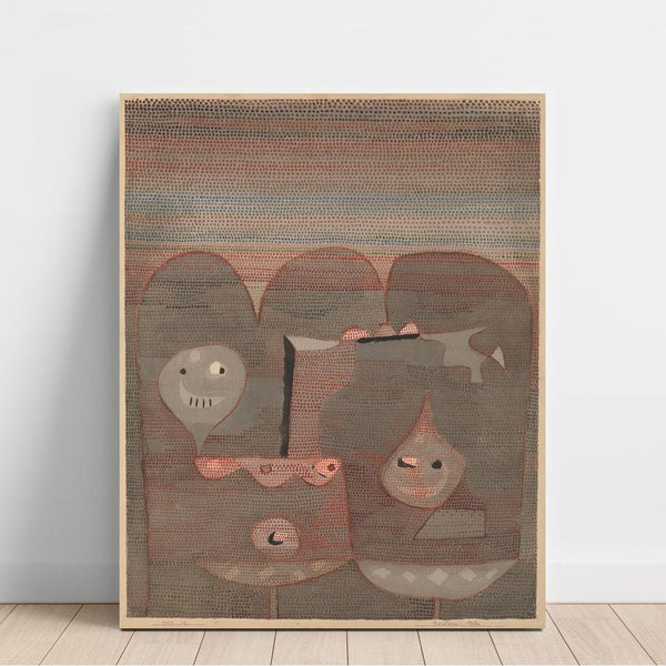 Barbarian Sacrifice - Paul Klee | Reproduction Tableau Décoration murale affiche copie