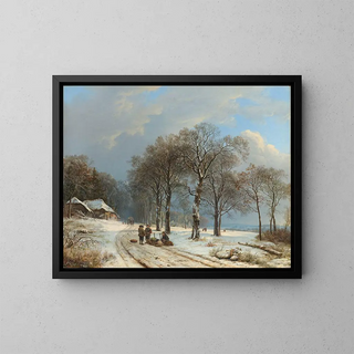 Barend Cornelis Koekkoek - Winter Landscape.webp