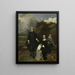 Familie in einer Landschaft - Barend Graat — gerahmtes Bild an der Wand