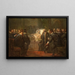 Frédéric-Henri lässt sein Ende nahen und verabschiedet sich von den Staaten Jahr 1647 - Barend Wijnveld — gerahmtes Bild an der Wand