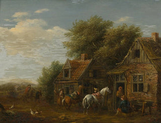 Barent Gael - Riders In A Village.webp