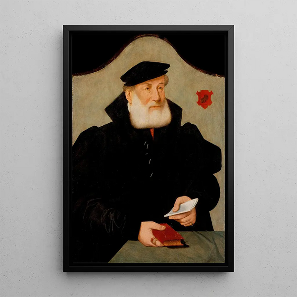 Portrait von Wilhelm Kannengiesser - Barthel Bruyn der Ältere — gerahmtes Bild an der Wand
