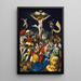Die Kreuzigung - Barthel Bruyn l'Ancien — gerahmtes Bild an der Wand